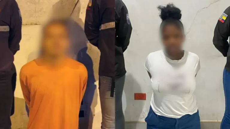 Pareja coordinaba extorsión desde Esmeraldas y Santo Domingo