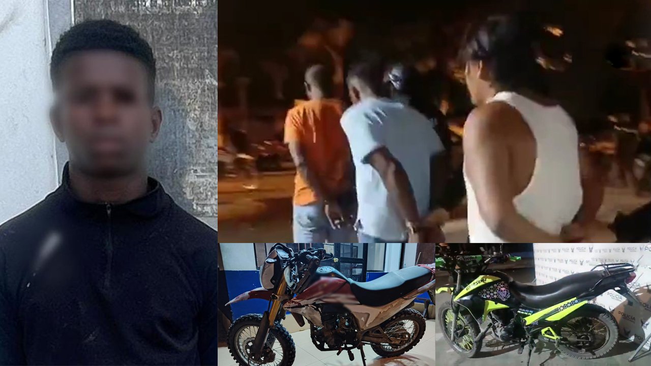 Caen sospechosos de extorsión y porte de armas en Esmeraldas y Viche