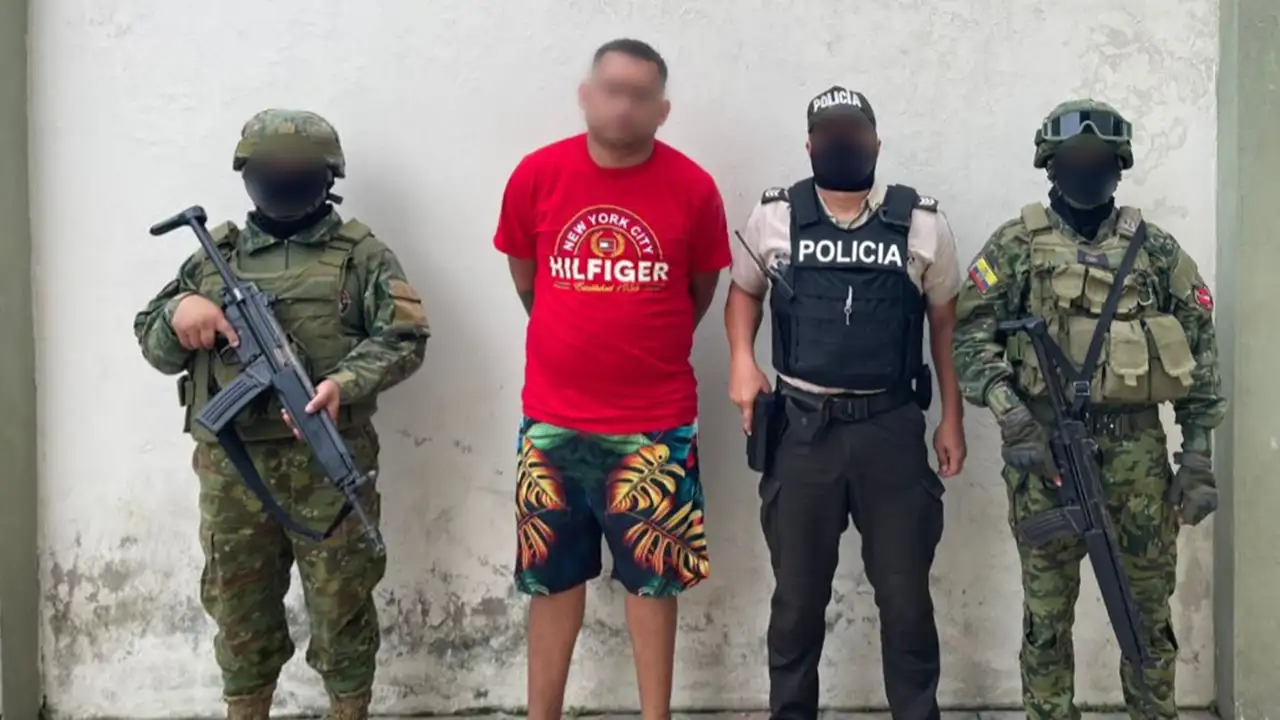 Capturado alias "Guatuso" presunto cabecilla de "Los Lobos" en Quevedo