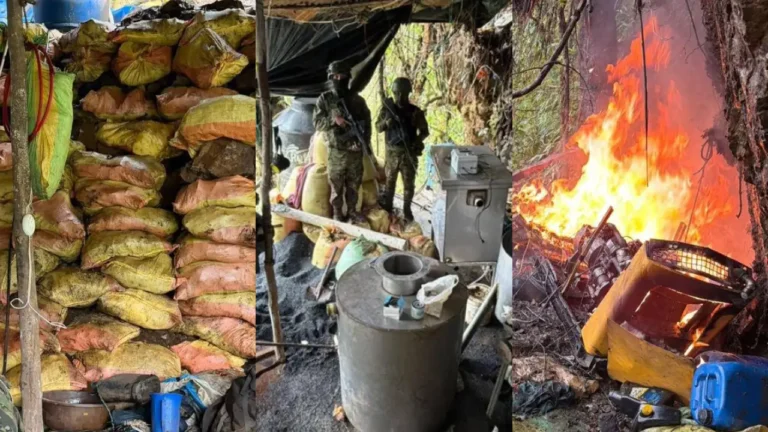 Desmantelan laboratorio y dos campamentos guerrilleros en Imbabura