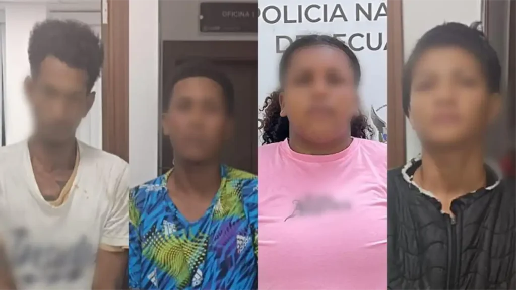 Detenidos en Atacames
