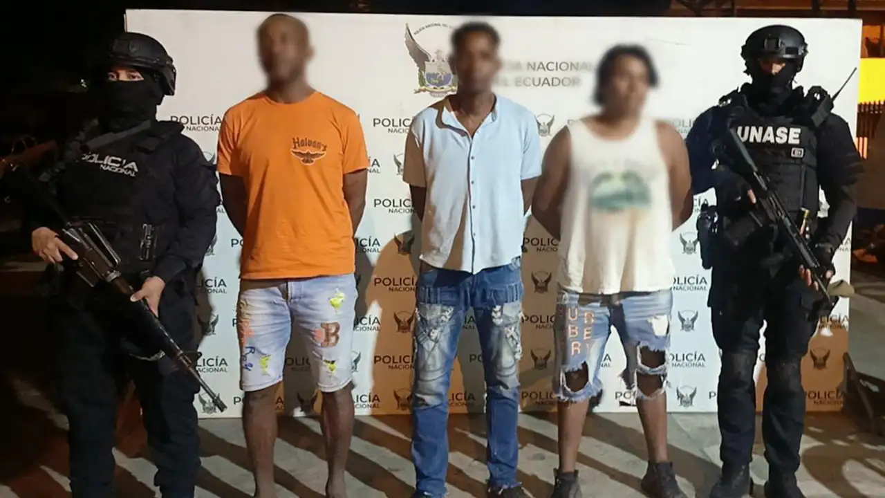 Tres detenidos presuntos miembros de "Los Tiguerones" por extorsión