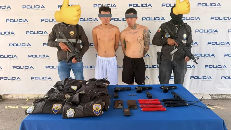 Capturan a sospechosos de atentado explosivo y vínculos con "Sao Box" en Machala