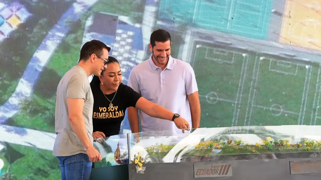 Daniel Noboa en Esmeraldas: Inversión de USD 9 millones para el nuevo Parque Tachina