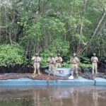 FF.AA. localizan narco-sumergible y campamento clandestino en la frontera norte