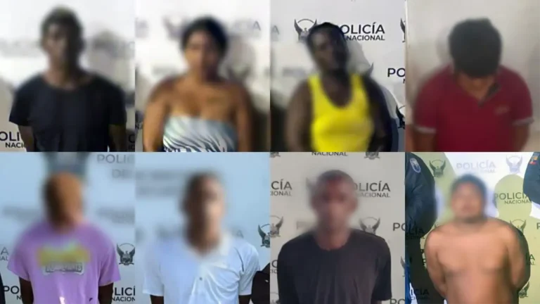 Ocho capturados durante operativo Apolo en Eloy Alfaro