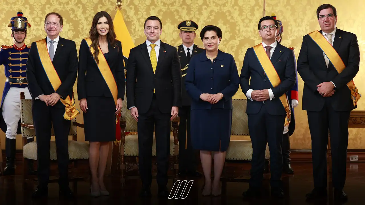 Presidente Daniel Noboa entrega la Gran Cruz a Kristi Noem y destacados líderes internacionales