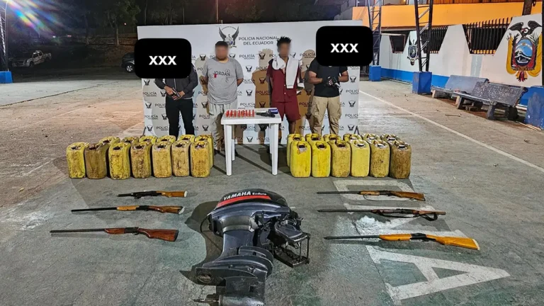 Cae alias “El Comerciante” y otro sujeto con un arsenal en el sector de Viche