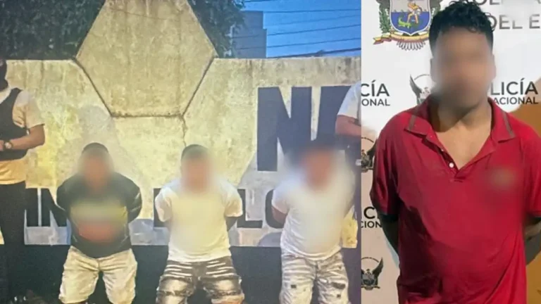Cae alias “Yito” y tres miembros de “Los Tiguerones” en Esmeraldas y Santo Domingo