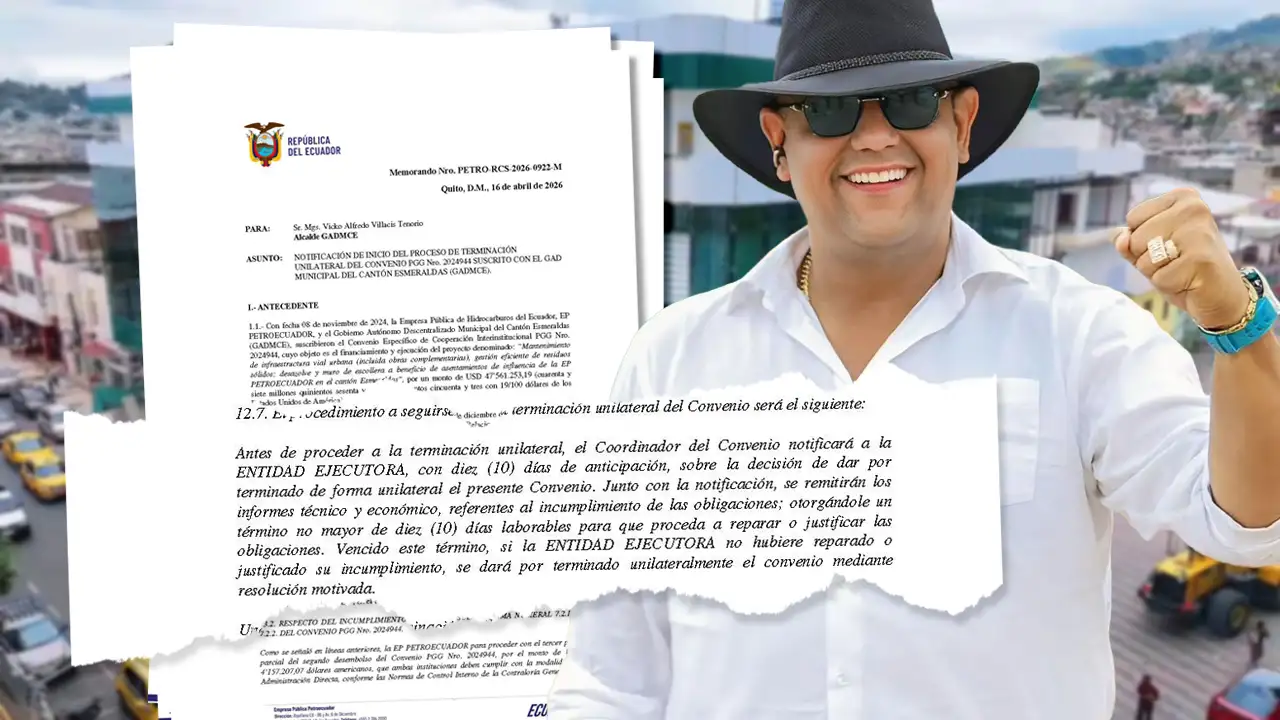 Municipio tiene hasta el 4 de mayo para justificar desembolsos de Petroecuador