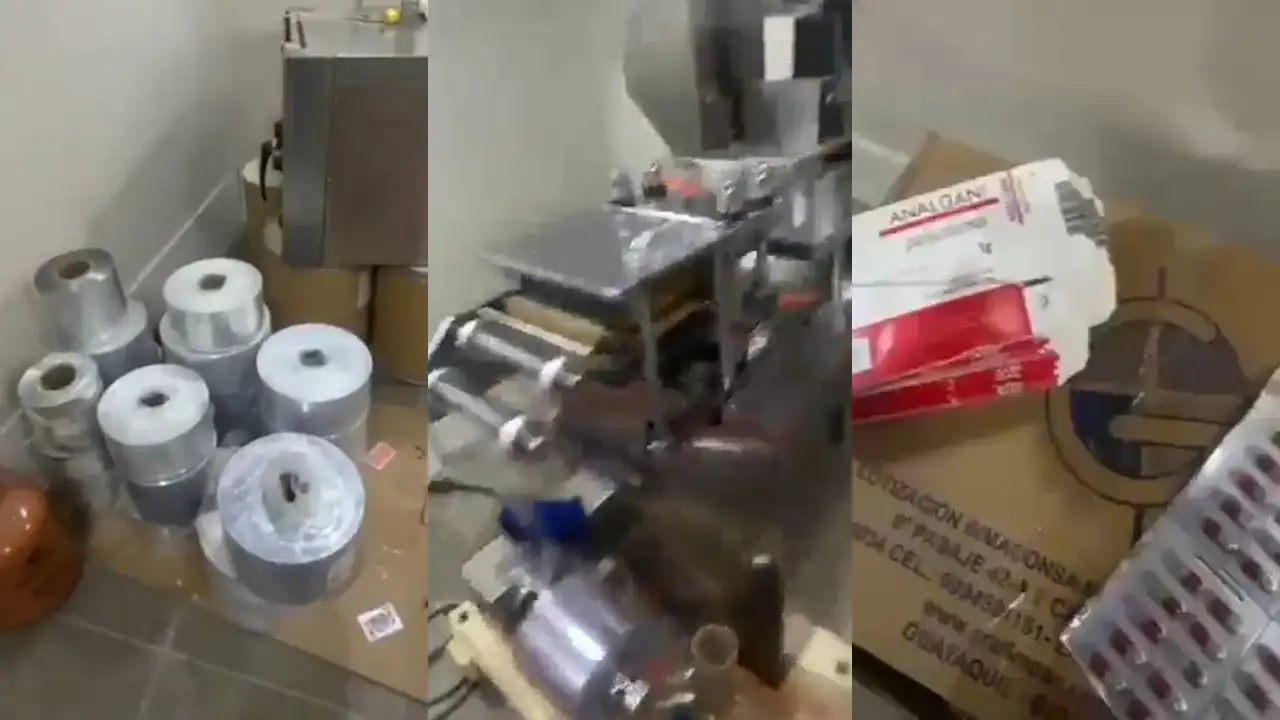 Policía incauta 1.5 millones de medicamentos falsificados en Guayaquil