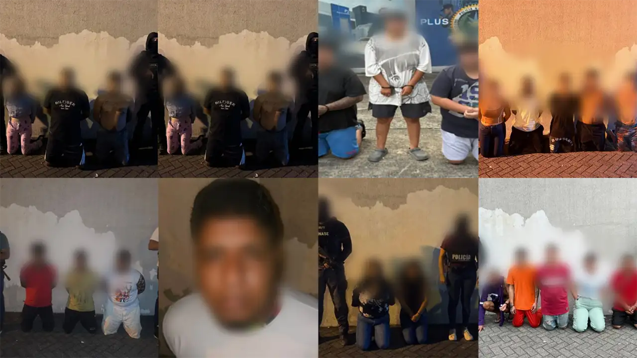 40 detenidos en operativo 3D-Libertad vinculados a secuestro y extorsión en Guayaquil