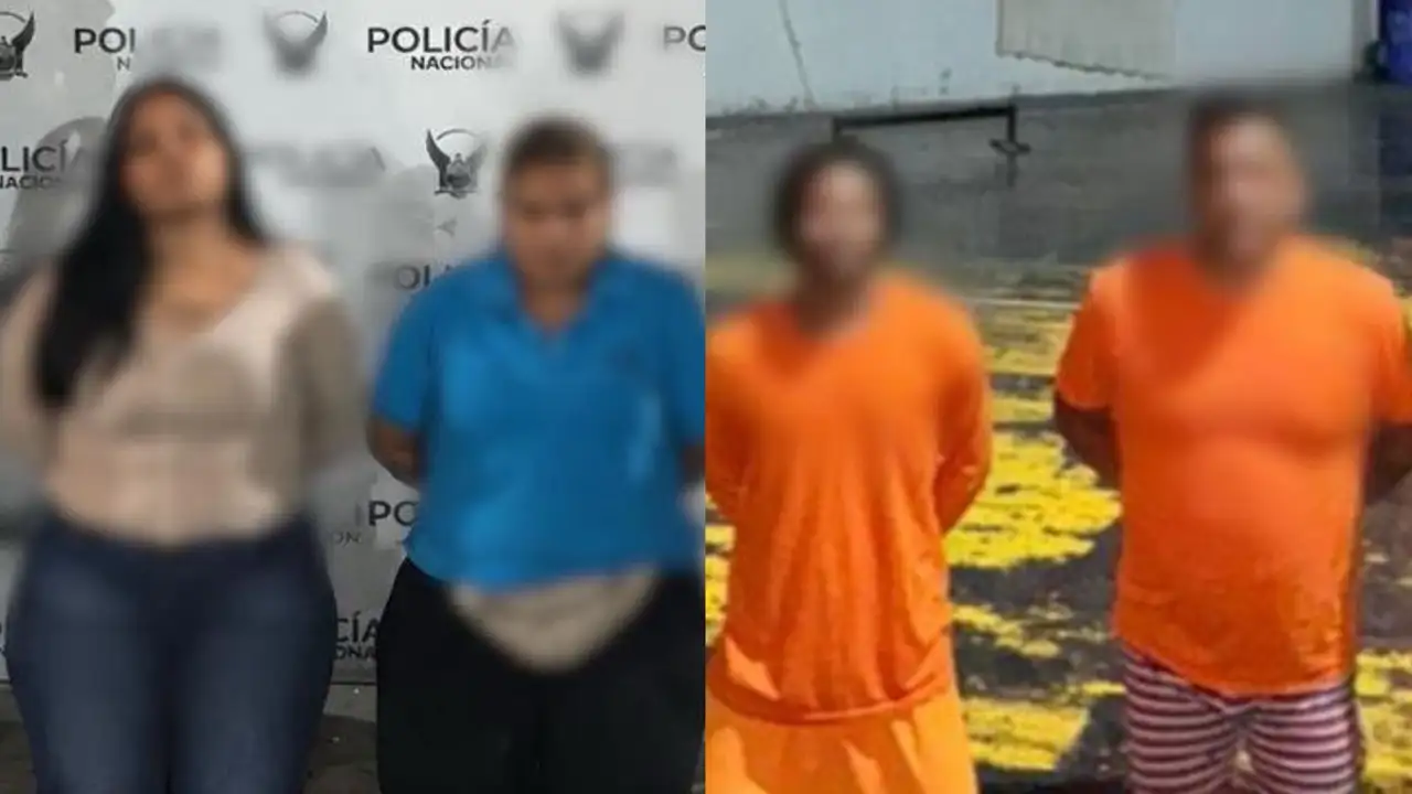 Cae red de extorsión: Dos PPL y dos mujeres exigían 30 mil USD a comerciante en Esmeraldas
