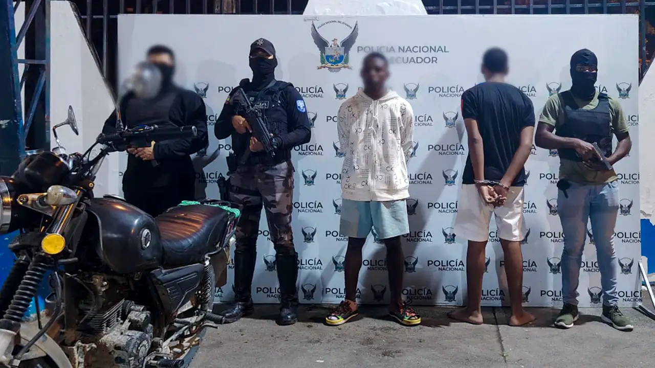 Caen presuntos sicarios de «Los Lobos» vinculados a tres asesinatos en Esmeraldas