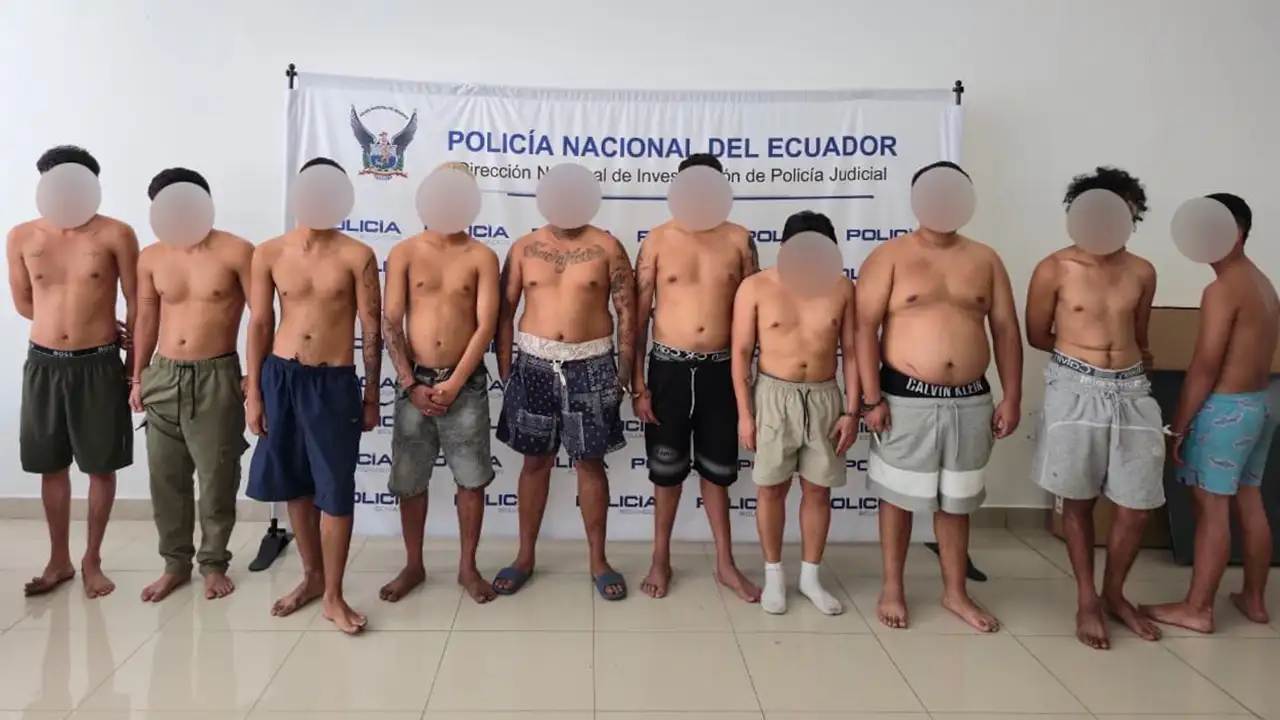 Diez detenidos en allanamiento vinculado a robos en carreteras en Ciudad Celeste