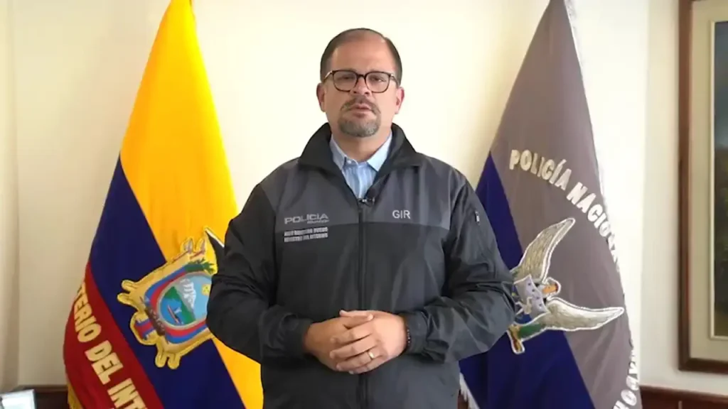 Ministro John Reimberg rechaza libertad de extorsionadores capturados en Pasaje