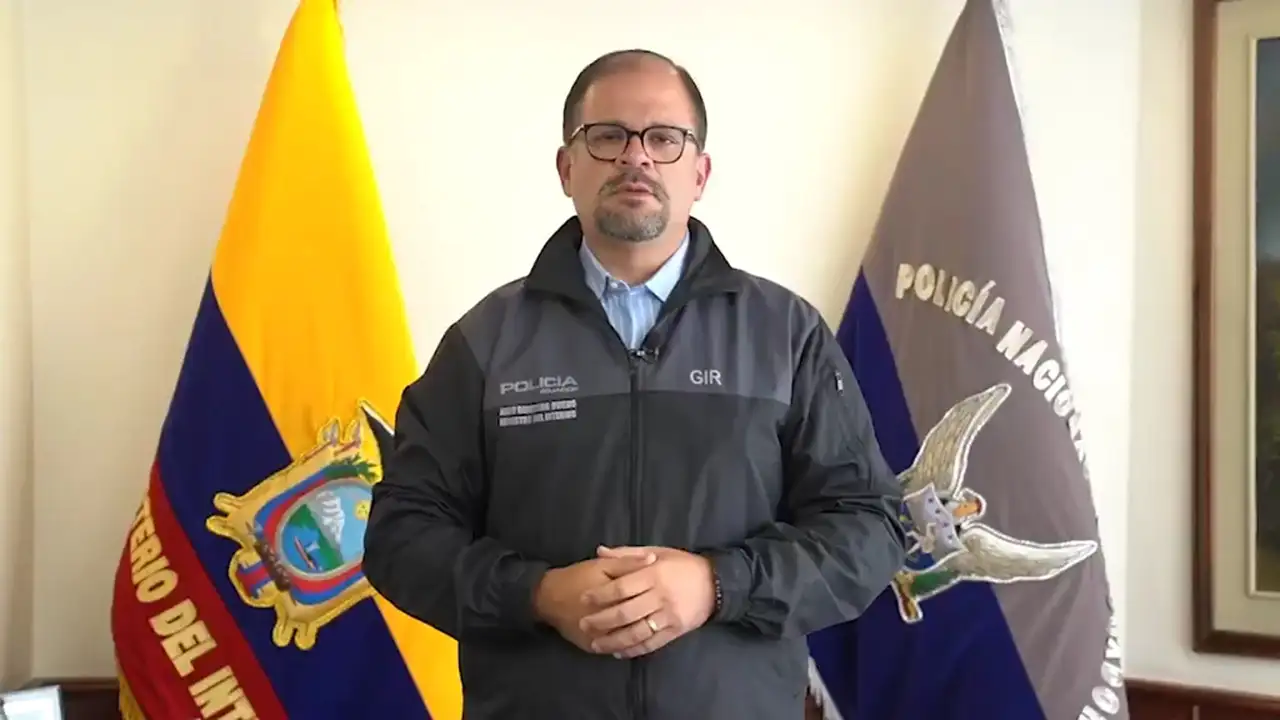 Ministro John Reimberg rechaza libertad de extorsionadores capturados en Pasaje
