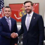 Presidente Daniel Noboa y J.D. Vance ratifican alianza estratégica en la Casa Blanca