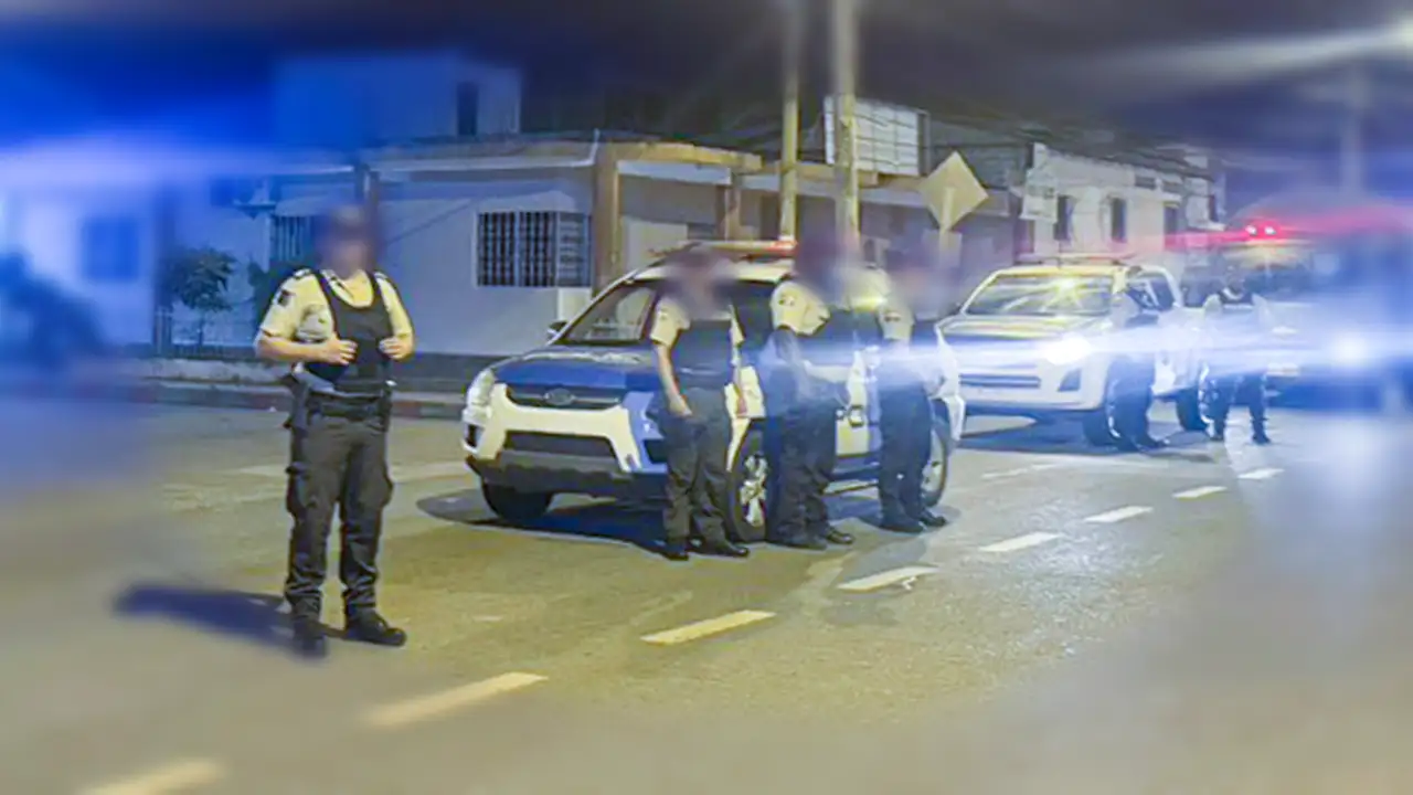Un abatido tras persecución y balacera en el recinto La Comuna, Quinindé