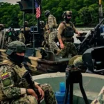 Armada del Ecuador y fuerzas élite de EE.UU. ejecutan entrenamientos fluviales en San Lorenzo
