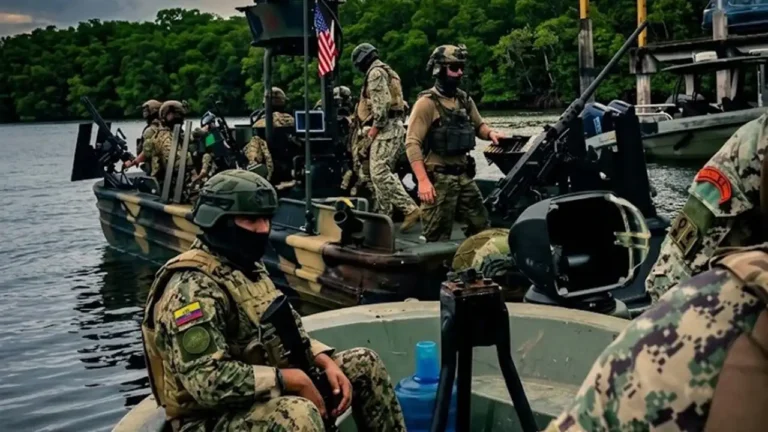 Armada del Ecuador y fuerzas élite de EE.UU. ejecutan entrenamientos fluviales en San Lorenzo