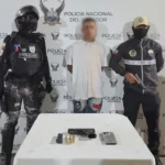 Captura en flagrancia de sujeto armado en el sector sur de Esmeraldas