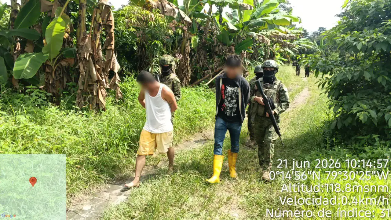 Ejército rescata a menor secuestrado tras operativo militar en Quinindé