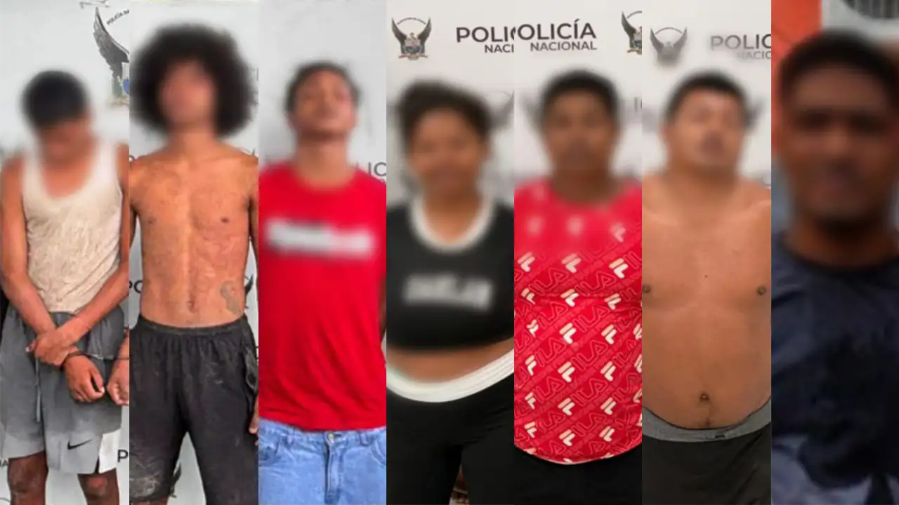 Operación "Apolo" captura a siete presuntos delincuentes en Esmeraldas
