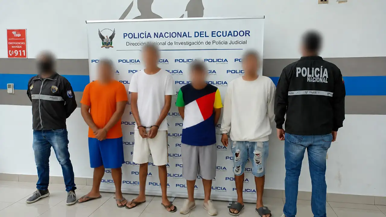 Policía Nacional afectó a estructura delictiva dedicada al robo a personas y motocicletas en Nueva Prosperina