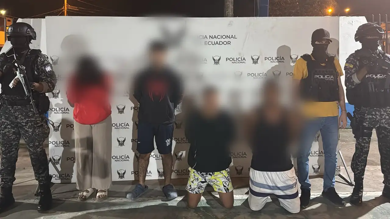 Capturados alias 'Piquín' y alias 'Coco' y dos personas más por extorsión en Operativo ATLAS