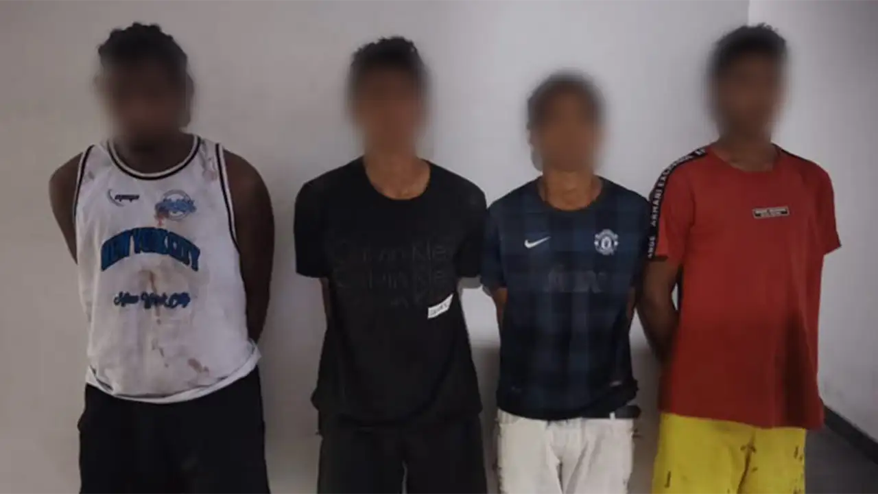 El GOM captura en el sur de Esmeraldas a cuatro implicados en tentativa de asesinato