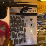 La Policía Nacional capturo en flagrancia a una mujer en un operativo de alta intensidad en la parroquia Palestina, cantón Rioverde