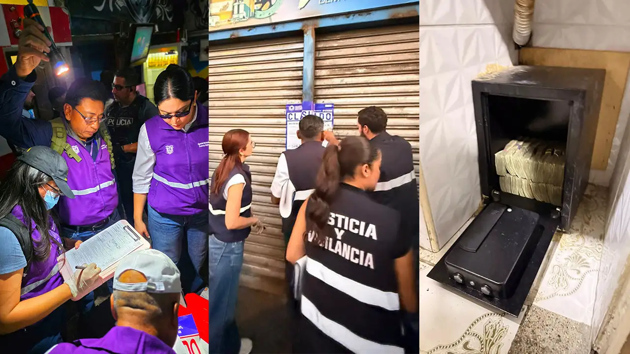 Operativo Pandora en Nueva Prosperina: 18 detenidos y 26 locales clausurados