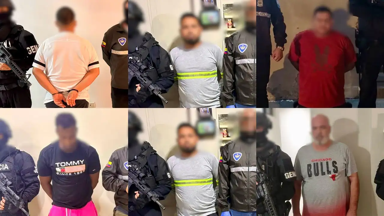 Operativo Transnacional: 18 detenidos en Ecuador vinculados a mafias europeas y de Colombia