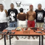 Operativo desmantela célula de extorsión y sicariato de "Los Tiguerones" en Muisne