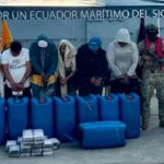 Prisión preventiva para seis detenidos con cargamento de droga frente a costas de Esmeraldas