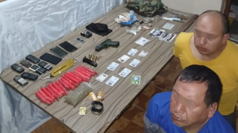 Capturan a alias "El Gordo" y alias "Toby" con explosivos en Comité del Pueblo