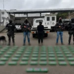 Mujer transportaba 370 kilos de cocaína en un camión con doble fondo en Tulcán