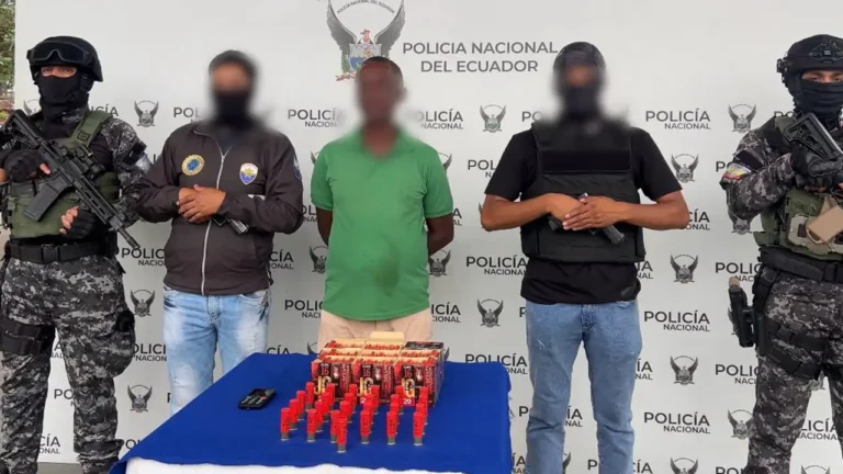 Operativo en Borbón deja un detenido por tráfico de armas y municiones