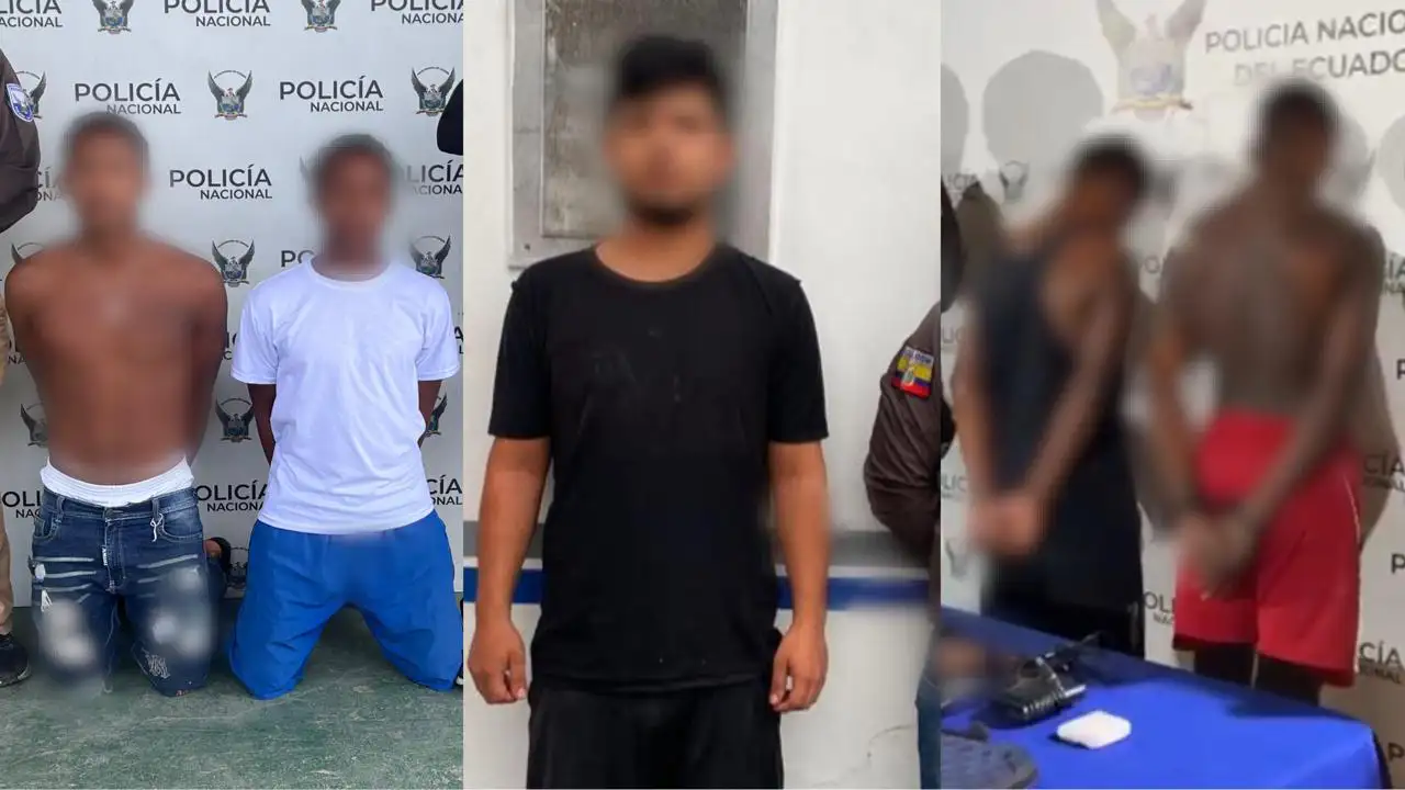 Operativos en Esmeraldas dejan varios detenidos, entre ellos alias "Manuel" y alias "Chuki"