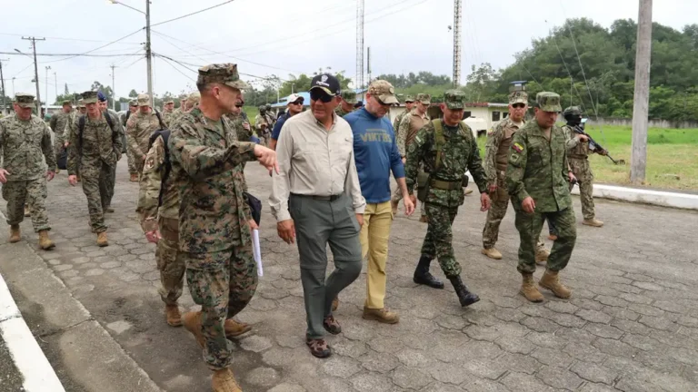 Tridente de Seguridad: Ecuador, Colombia y EE. UU. se reúnen en San Lorenzo