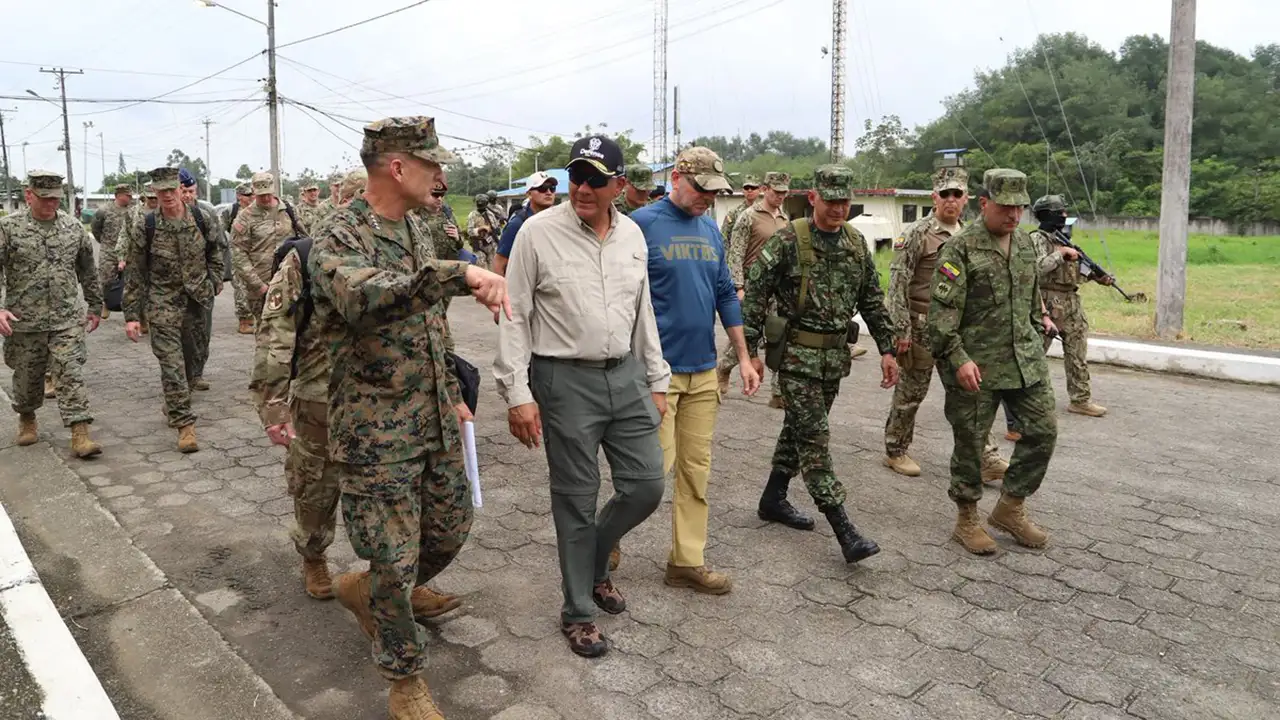 Tridente de Seguridad: Ecuador, Colombia y EE. UU. se reúnen en San Lorenzo