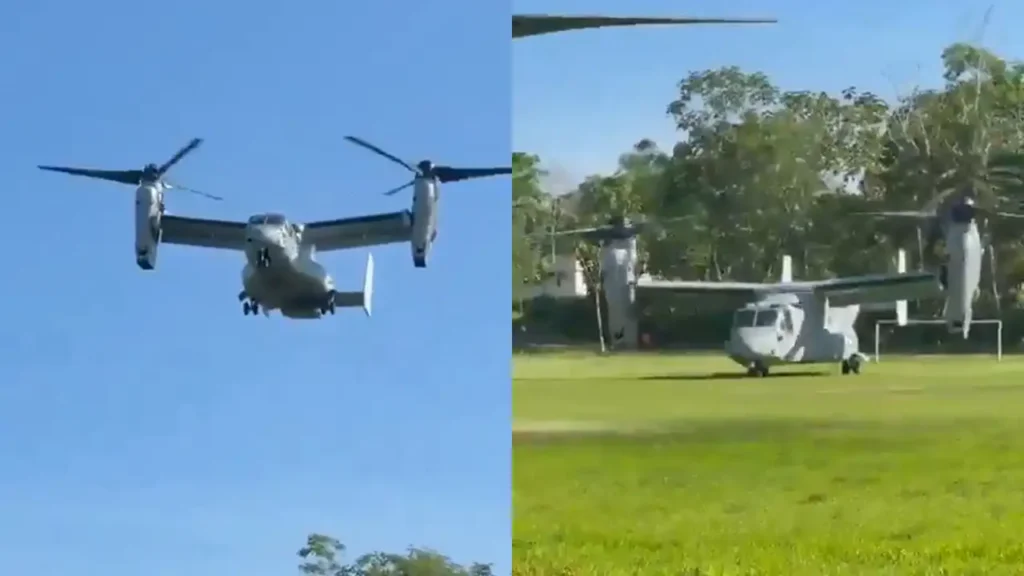 A la caza del crimen organizado: la fuerza del MV-22B Osprey en Ecuador