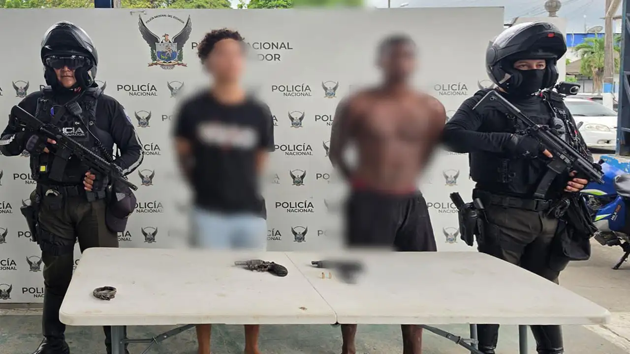 Caen alias "Noli" y alias "Erick" en operativo Atlas 157 en el Pampón, Esmeraldas
