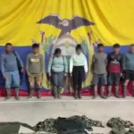 Capturan a nueve presuntos integrantes de los Comandos de la Frontera en Orellana