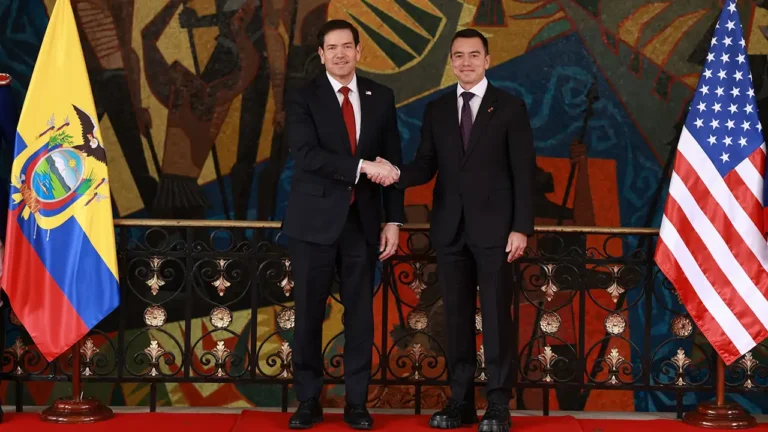 Daniel Noboa y Marco Rubio refuerzan cooperación en seguridad e inversiones
