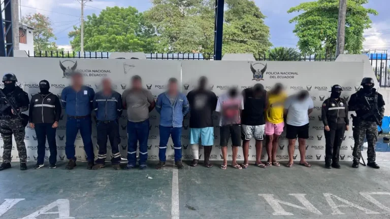 Desarticulada red de tráfico de combustible, nueve detenidos  en Esmeraldas