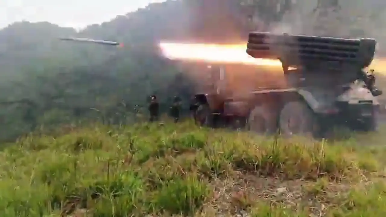 Operativo con lanzadores BM-21 frena minería ilegal en Buenos Aires, Urcuquí
