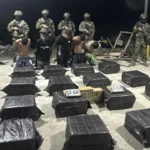 Operativo deja cinco detenidos y media tonelada de cocaína incautada en Santa Elena