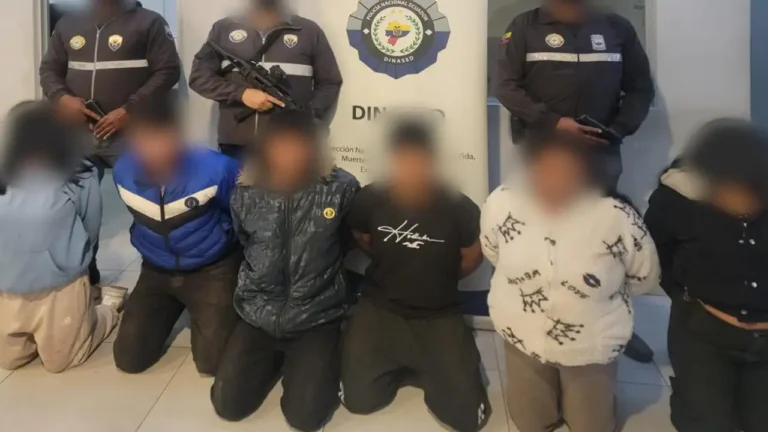 Operativo deja seis capturados tras homicidio de taxista en Baños, Tungurahua